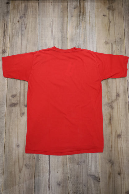 B514 / 1980's sportwear print tee