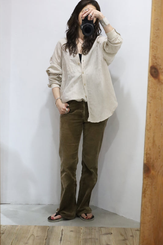 B706 / 2000's Girgio Sant'Angelo linen shirt