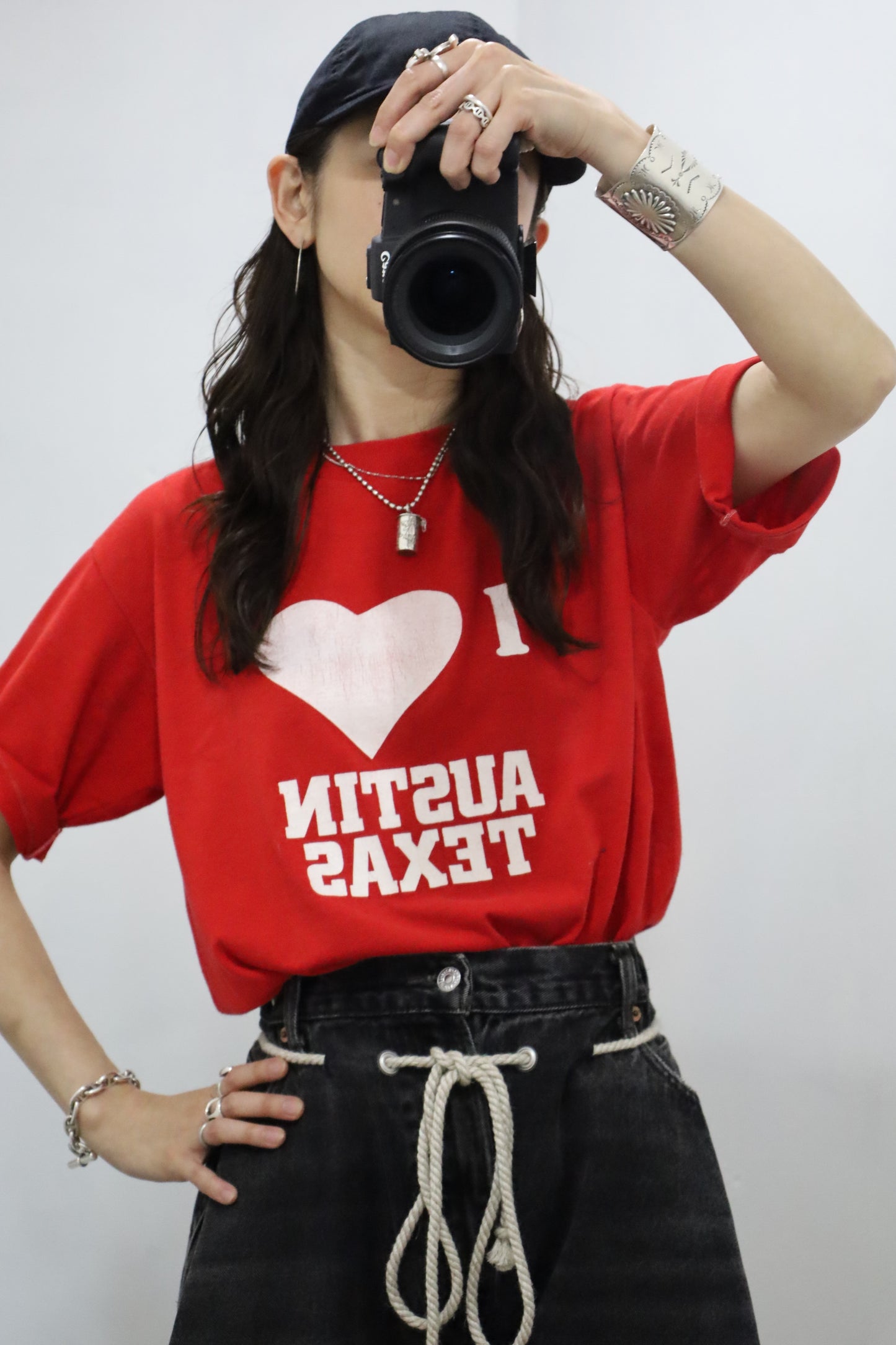 B514 / 1980's sportwear print tee