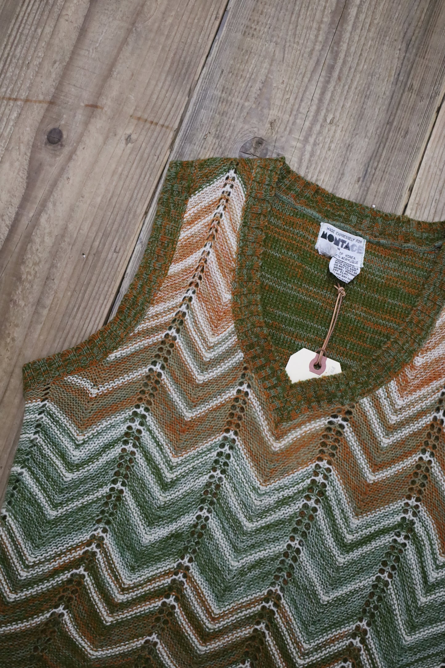 B767 / 1980's MONTAGE Acryl vest