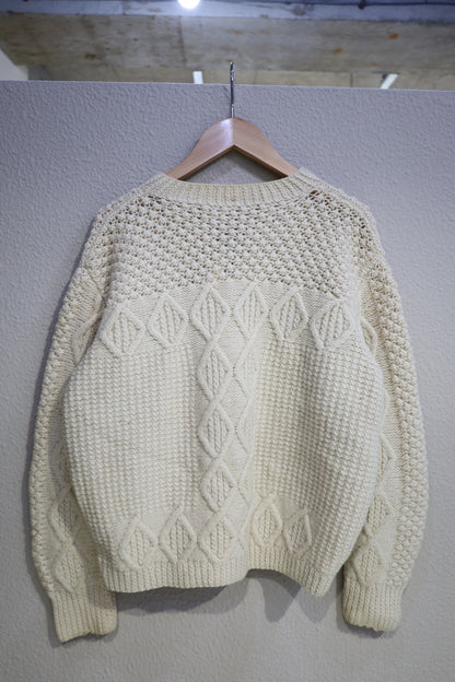 931 / UNKNOWN Alan cable knit cardigan