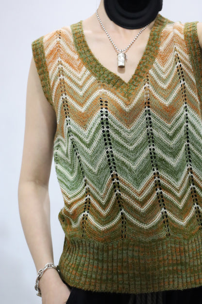 B767 / 1980's MONTAGE Acryl vest