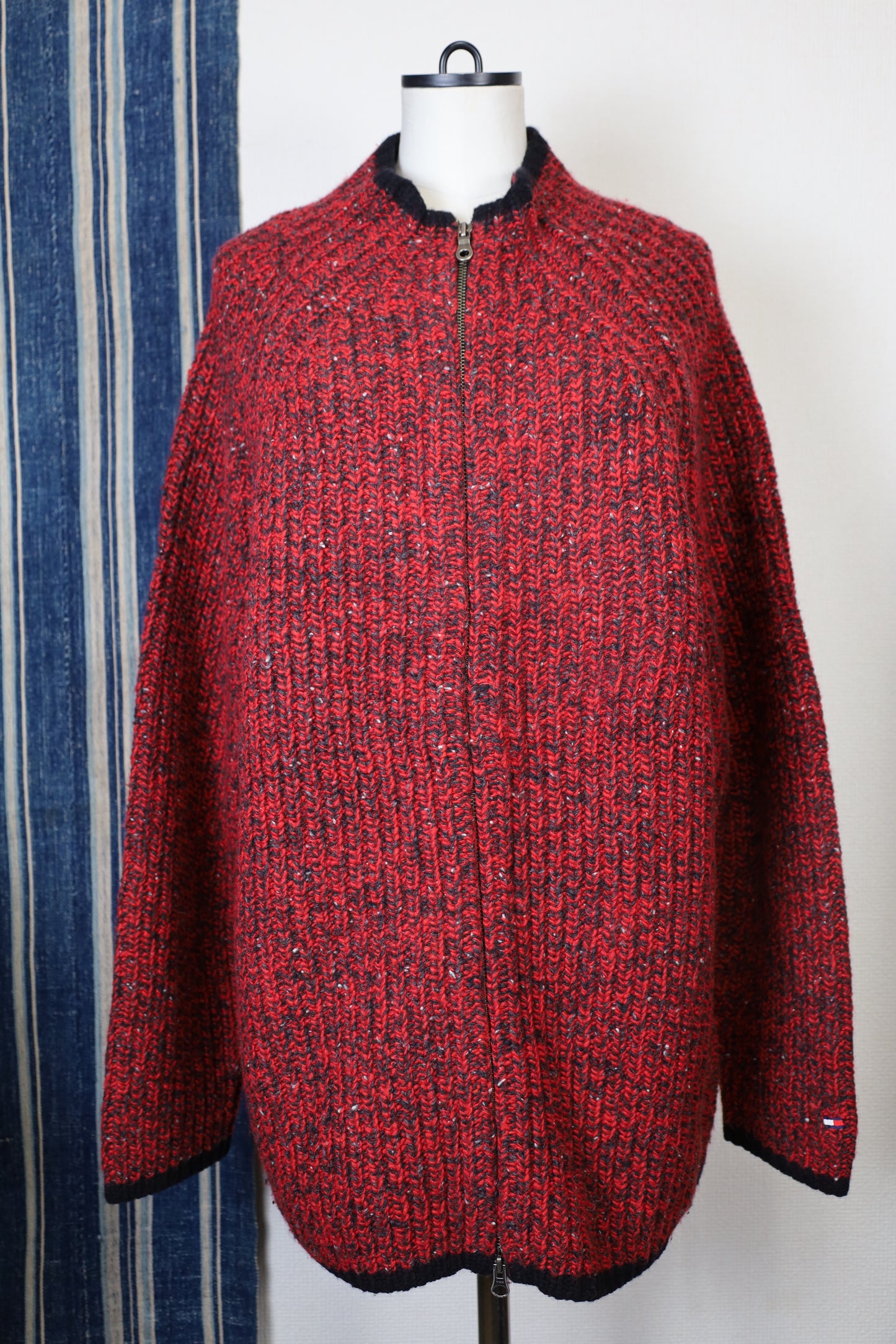 F96 / 1980's TOMMY HILFIGER drivers cardigan