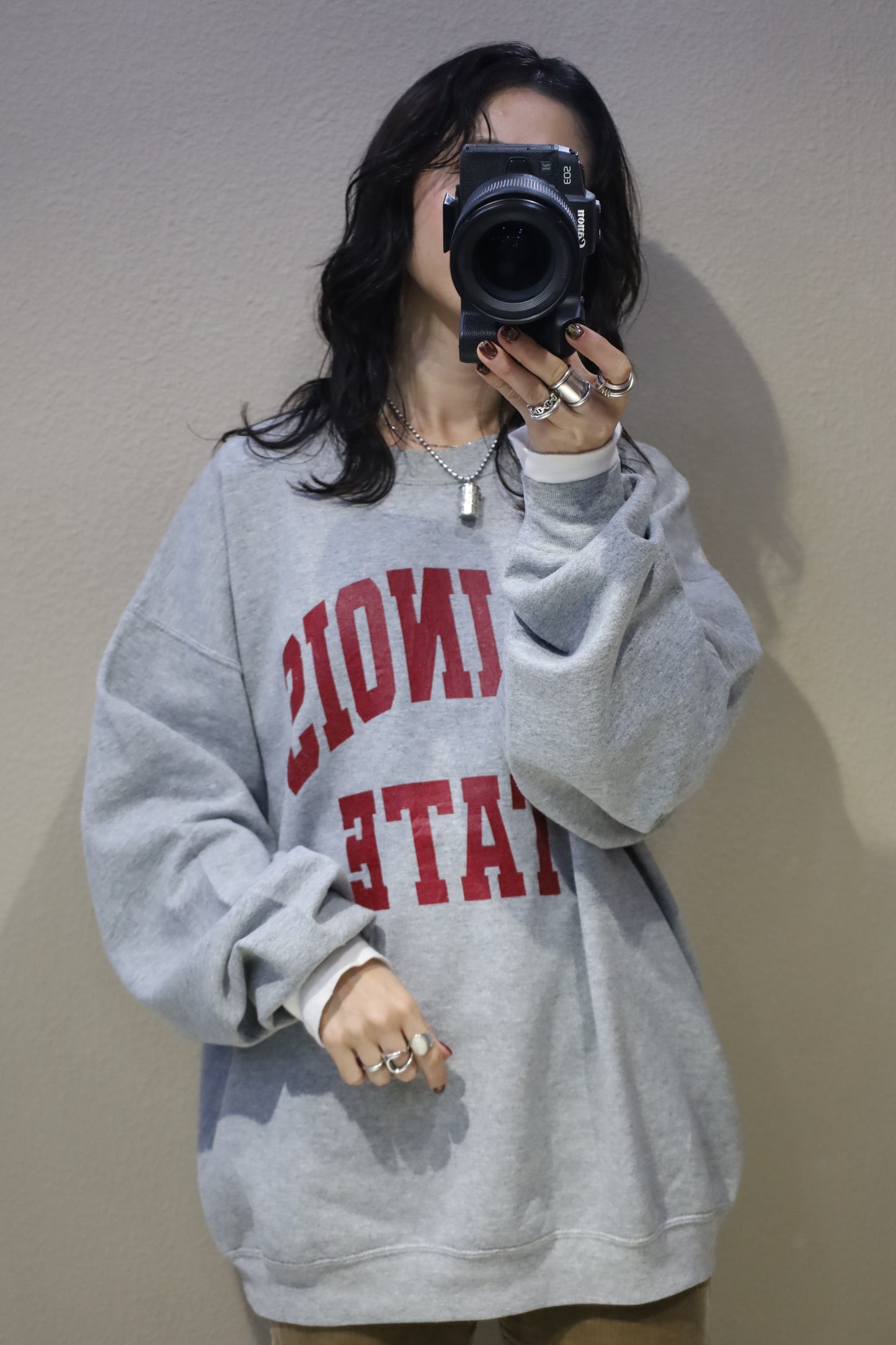 907 / early2000's PORT&COMPANY print sweat