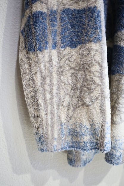 F46 / 1980's OLD UNKNOWN Reversible Fooded Coat