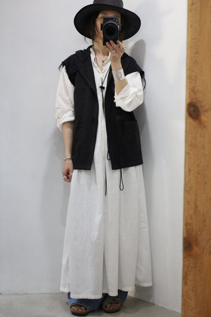 A522 / UNKNOWN remake design fooded vest