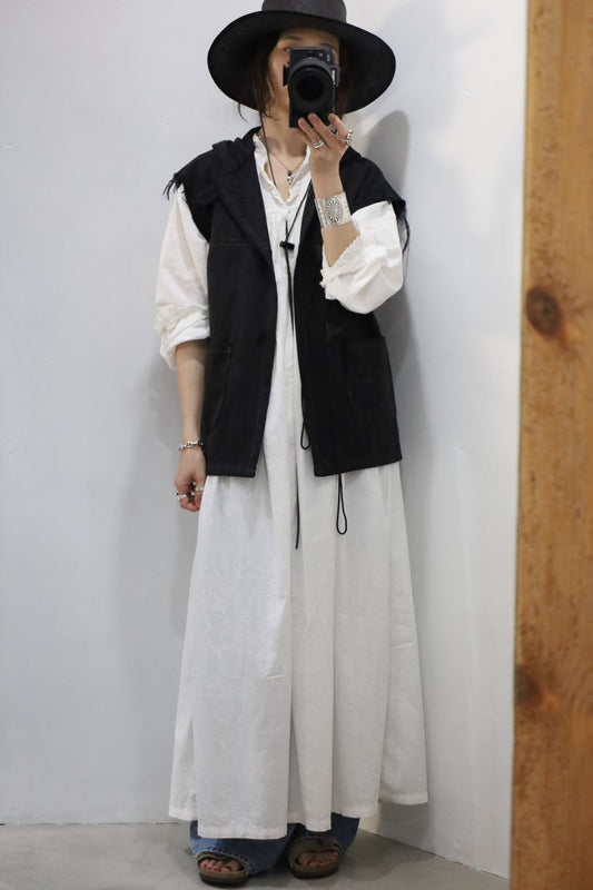 A522 / UNKNOWN remake design fooded vest