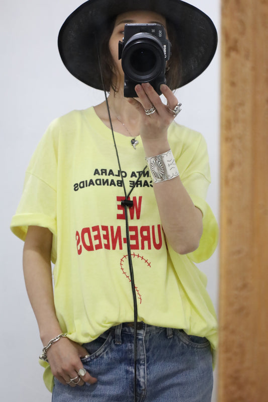 B859 / 1980's Sports wear print tee