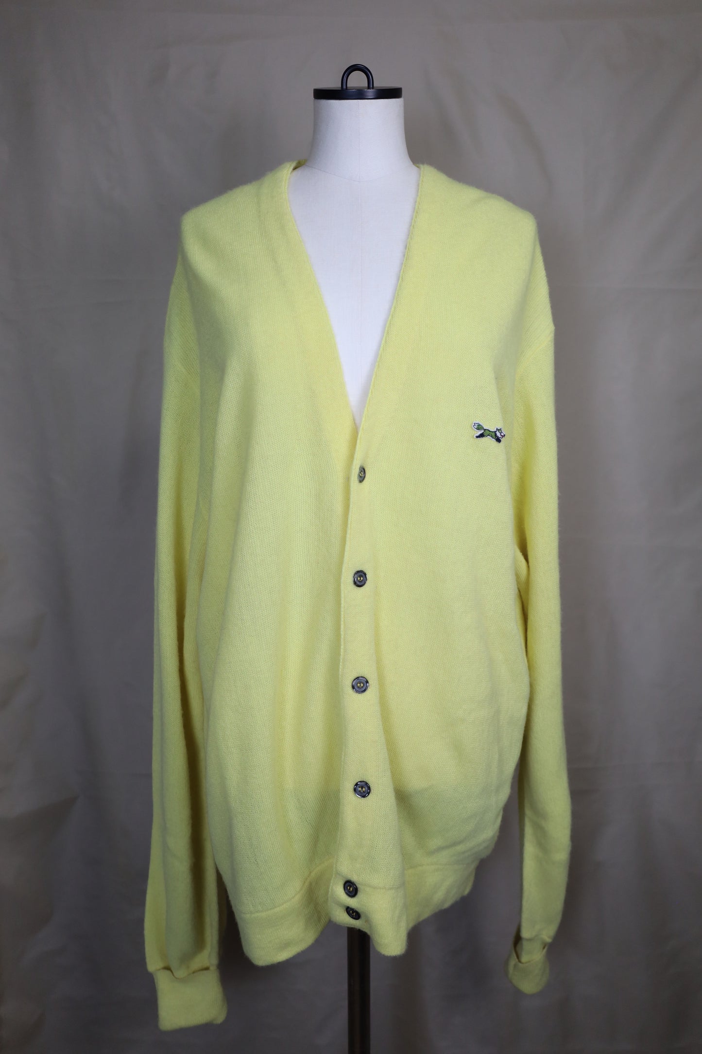 F161 / 1970's Vintage THE FOX Sweater JC Penny Acrylic Cardigan