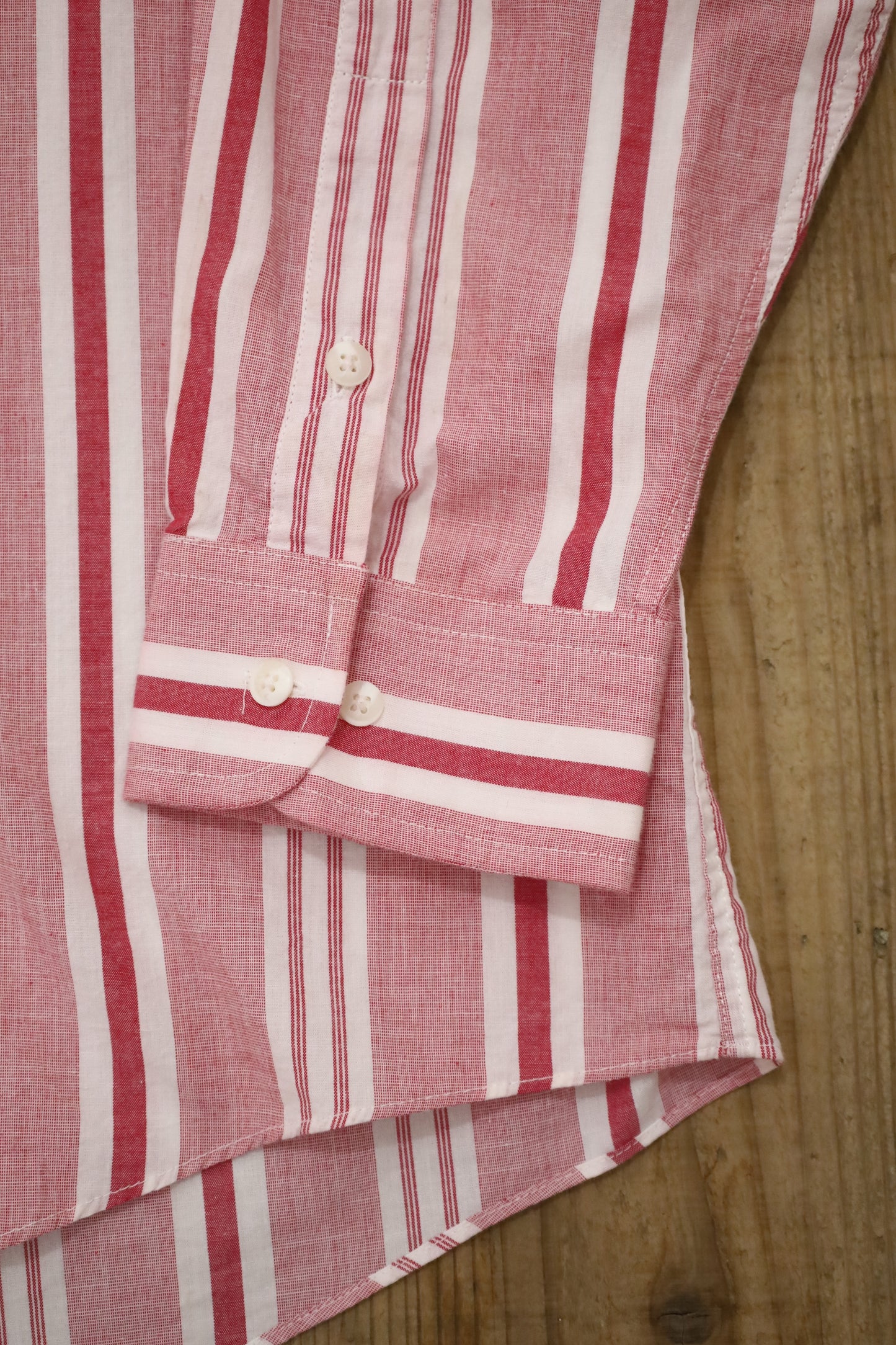 B737 / 1980's THE FOX COLLECTIONS stripe shirt