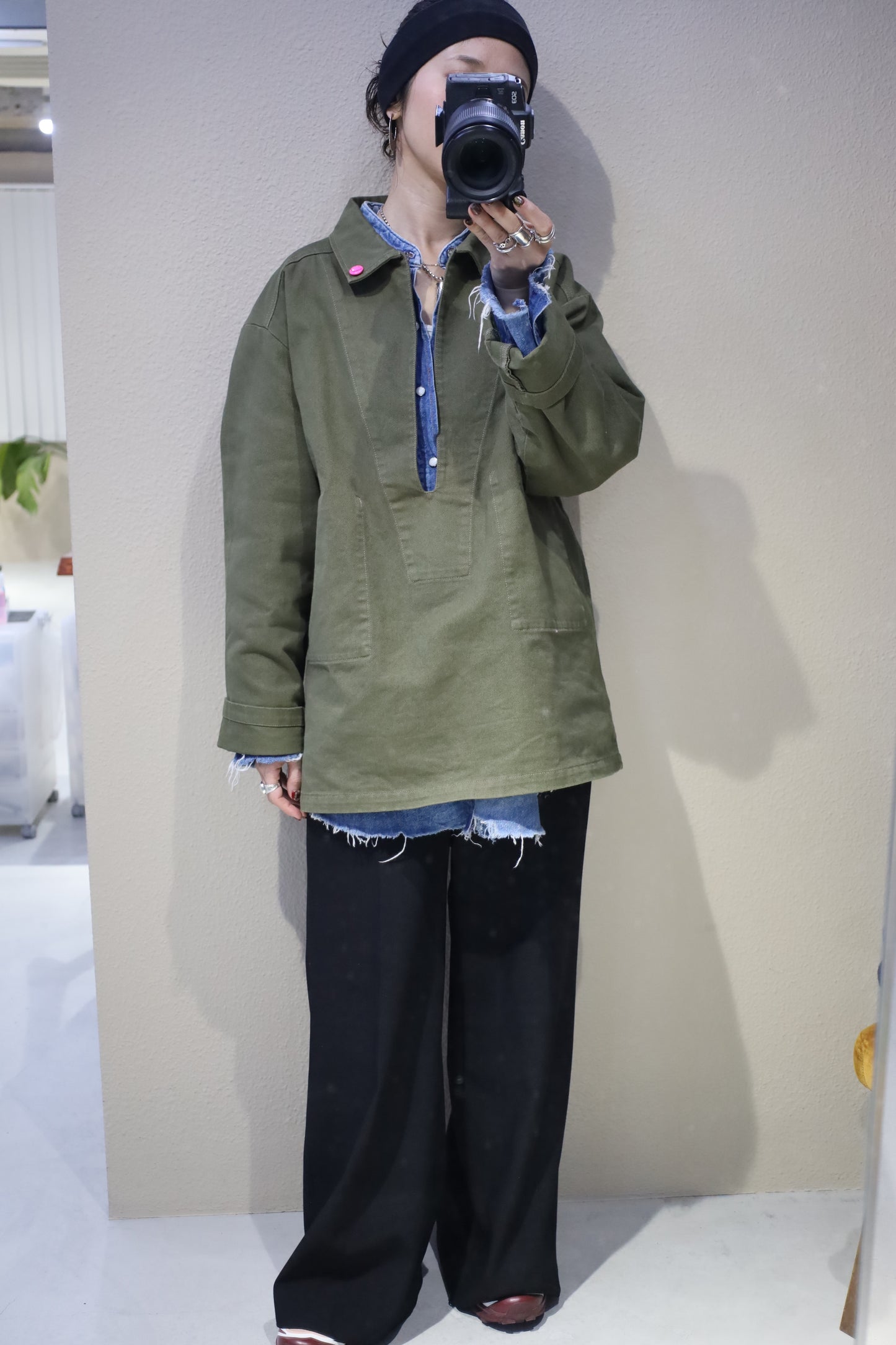 HOWIE DENIM SMOG(KHAKI)