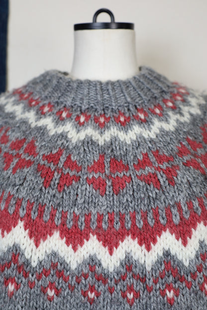 38 / 1970-80's OLD Nordic Pattern Knit Wear