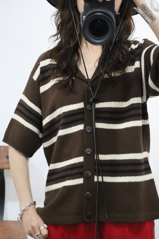A906 / 1990's FOR HER VAN HOUSEN border knit
