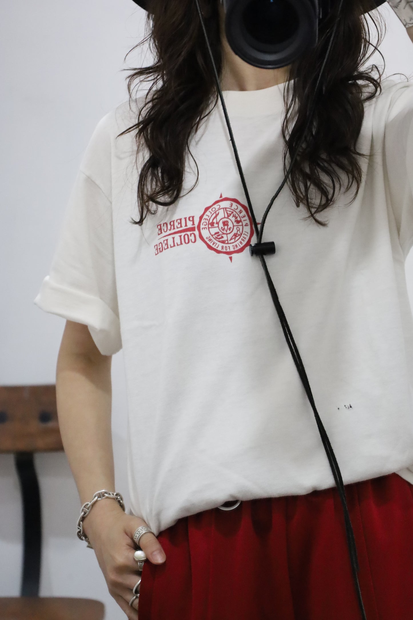 B492 / 1990's Collegiate pacific PIERCE COLLEGE tee