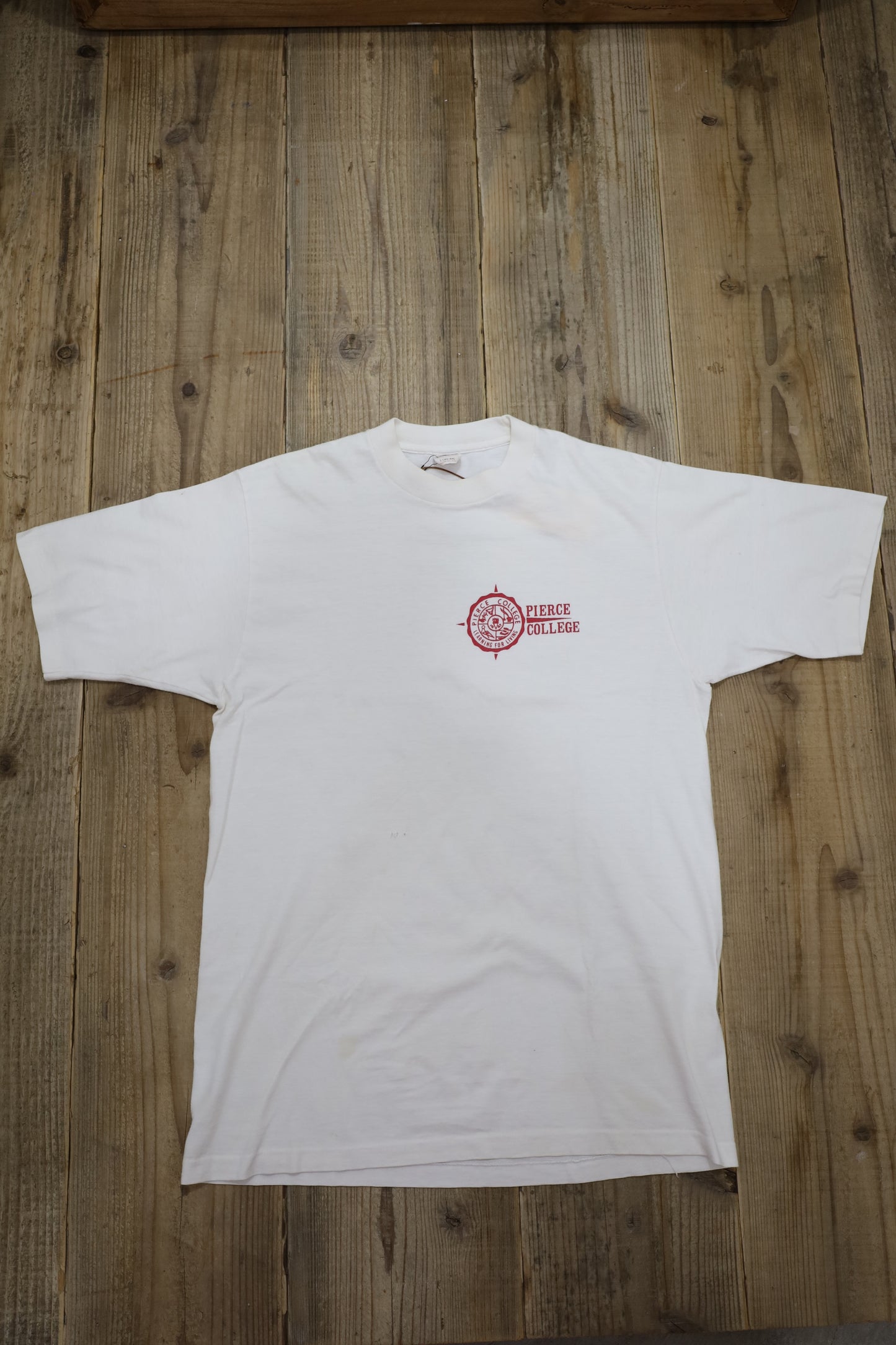 B492 / 1990's Collegiate pacific PIERCE COLLEGE tee