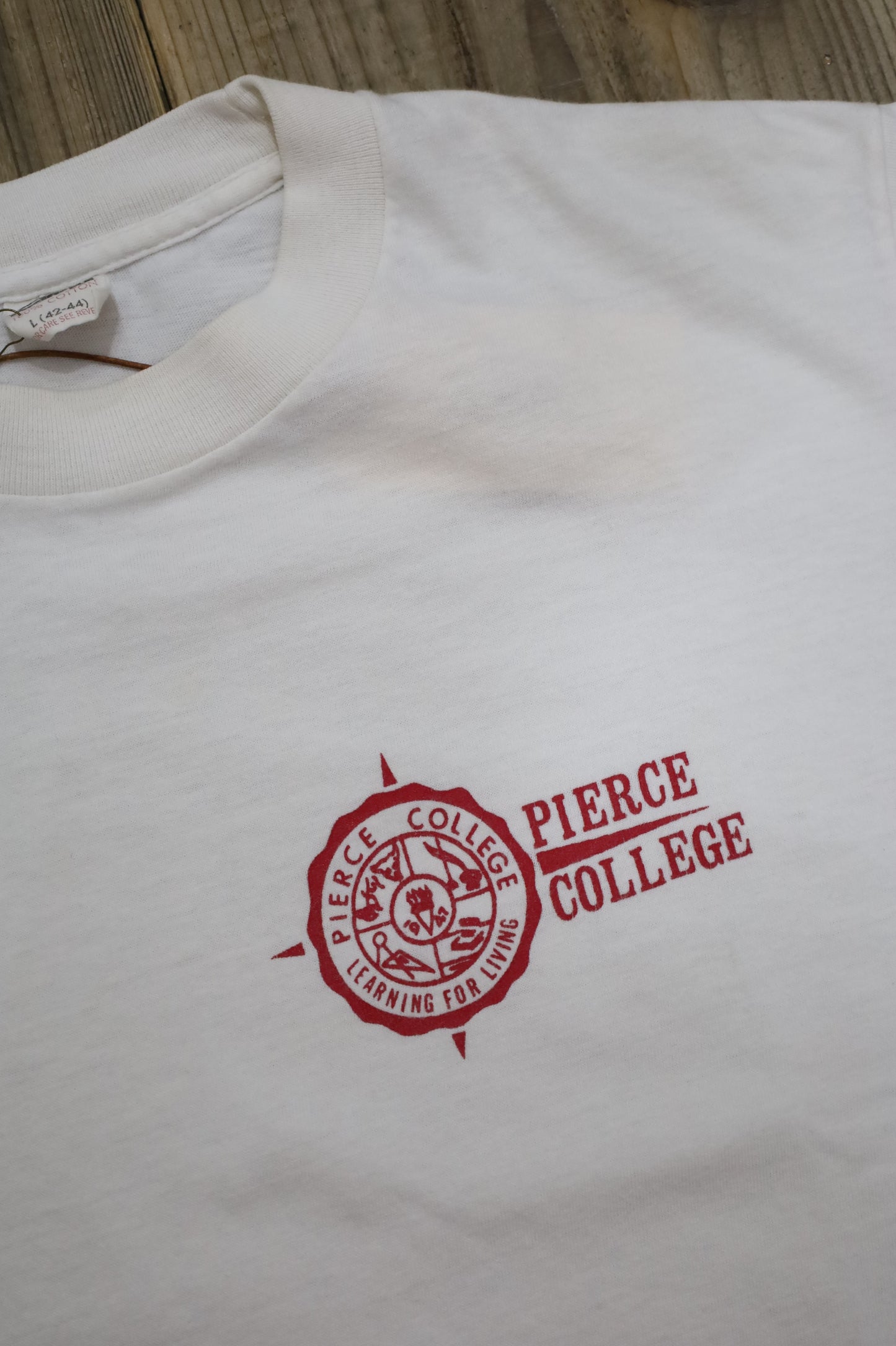 B492 / 1990's Collegiate pacific PIERCE COLLEGE tee