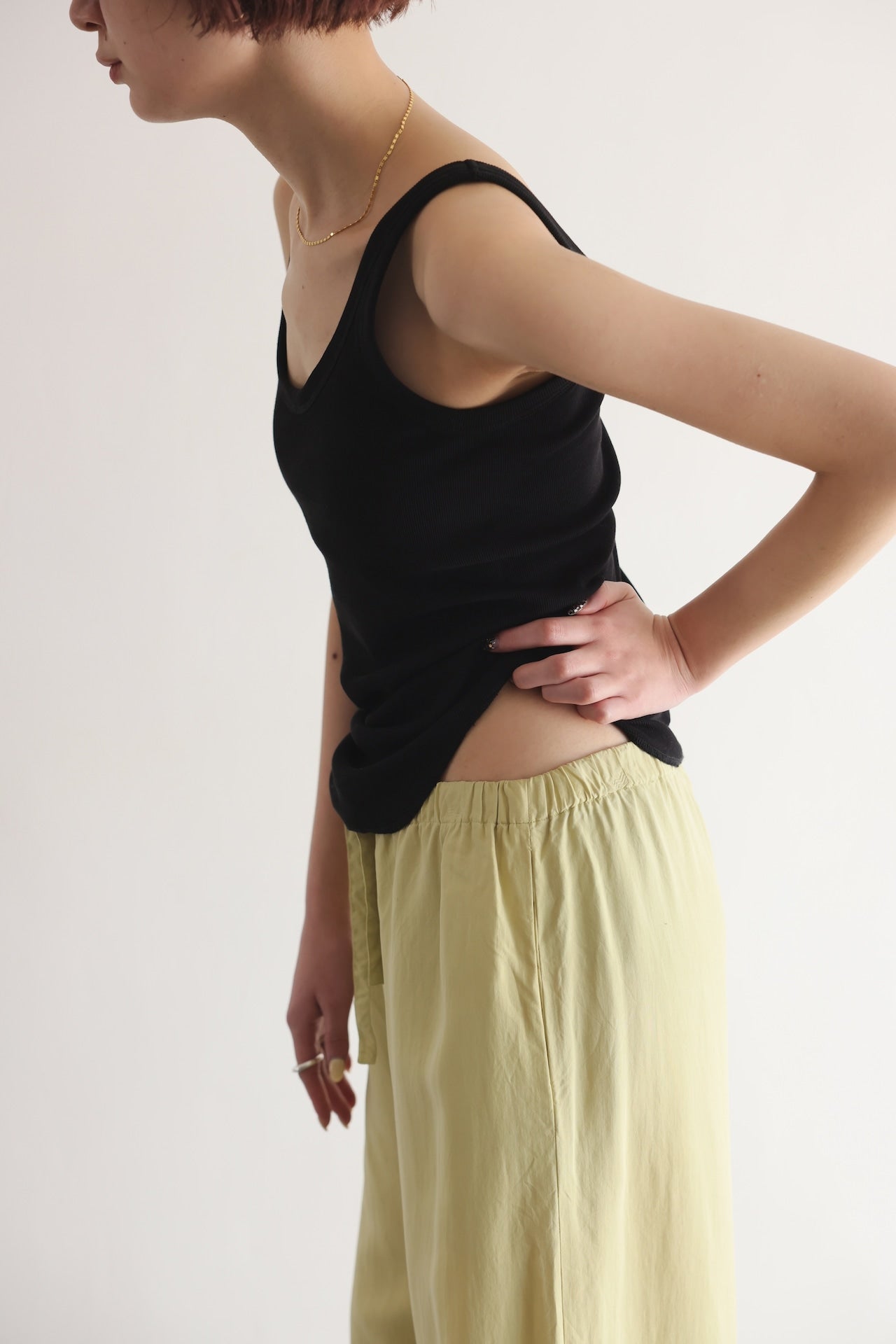 Soft Fit Pad Tank (black)