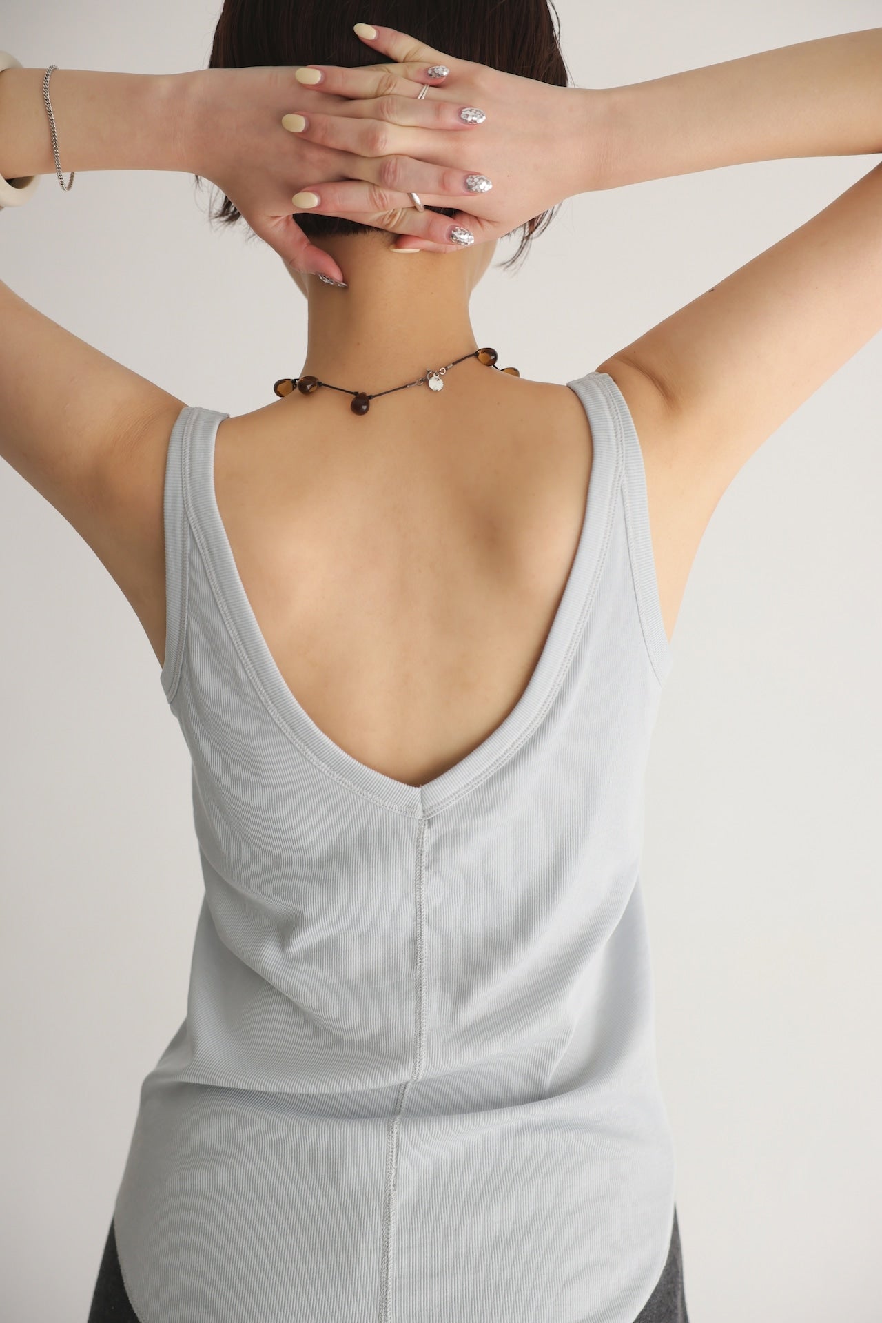 Soft Fit Pad Tank (saxe blue)