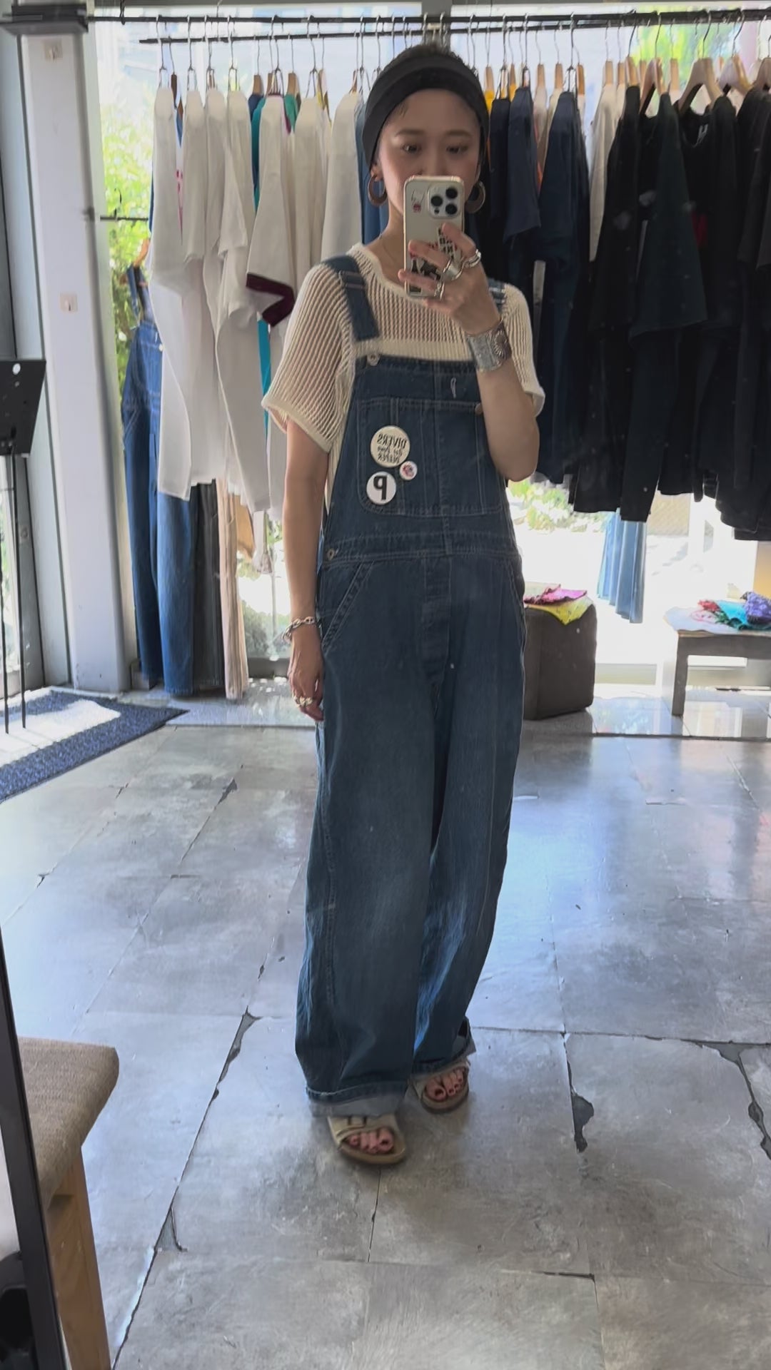 Howie clothing overall（indigo） HOWIE overall (Indigo) – HOWIE CLOTHING